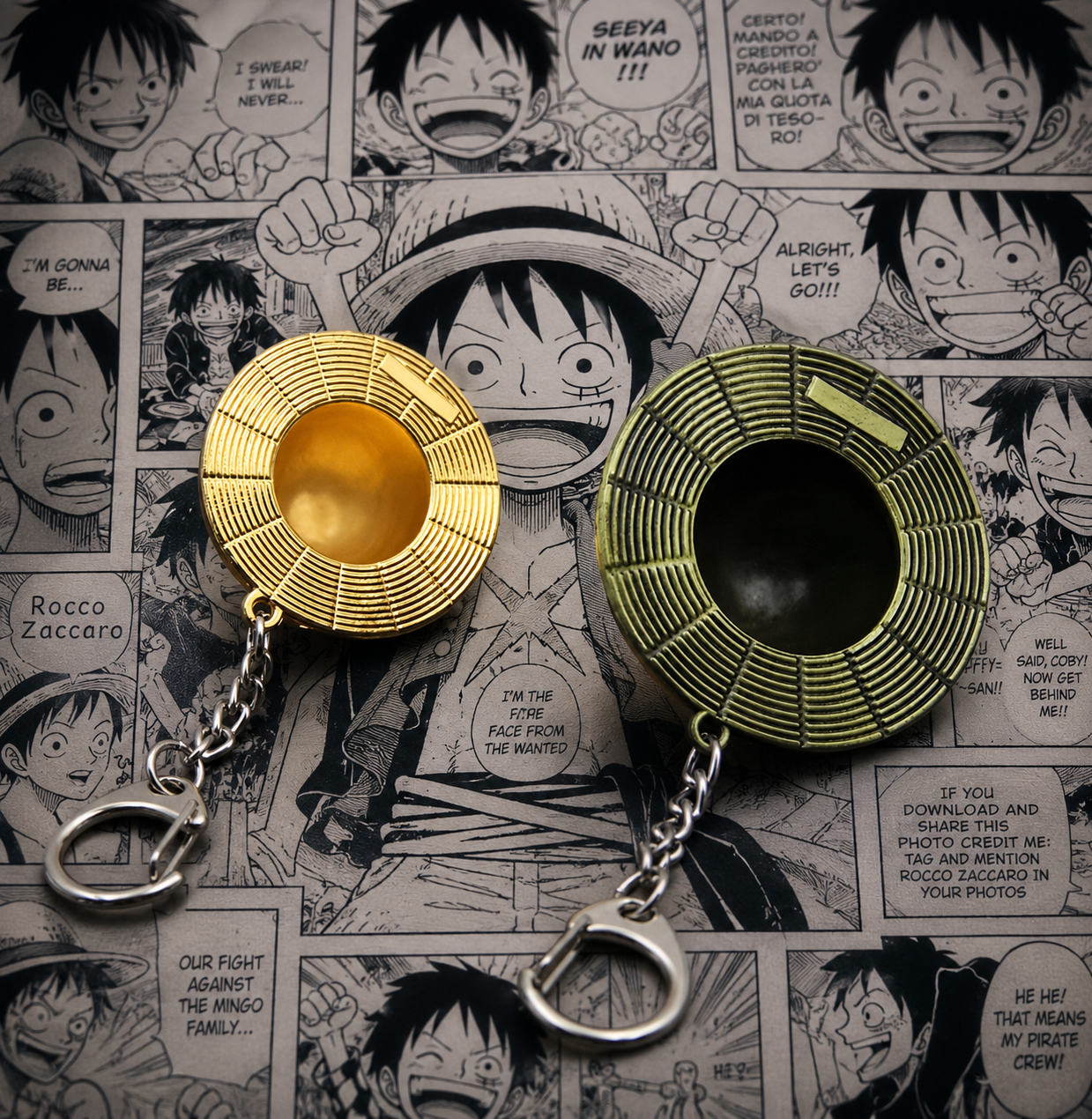 Luffy Straw Hat Keychain