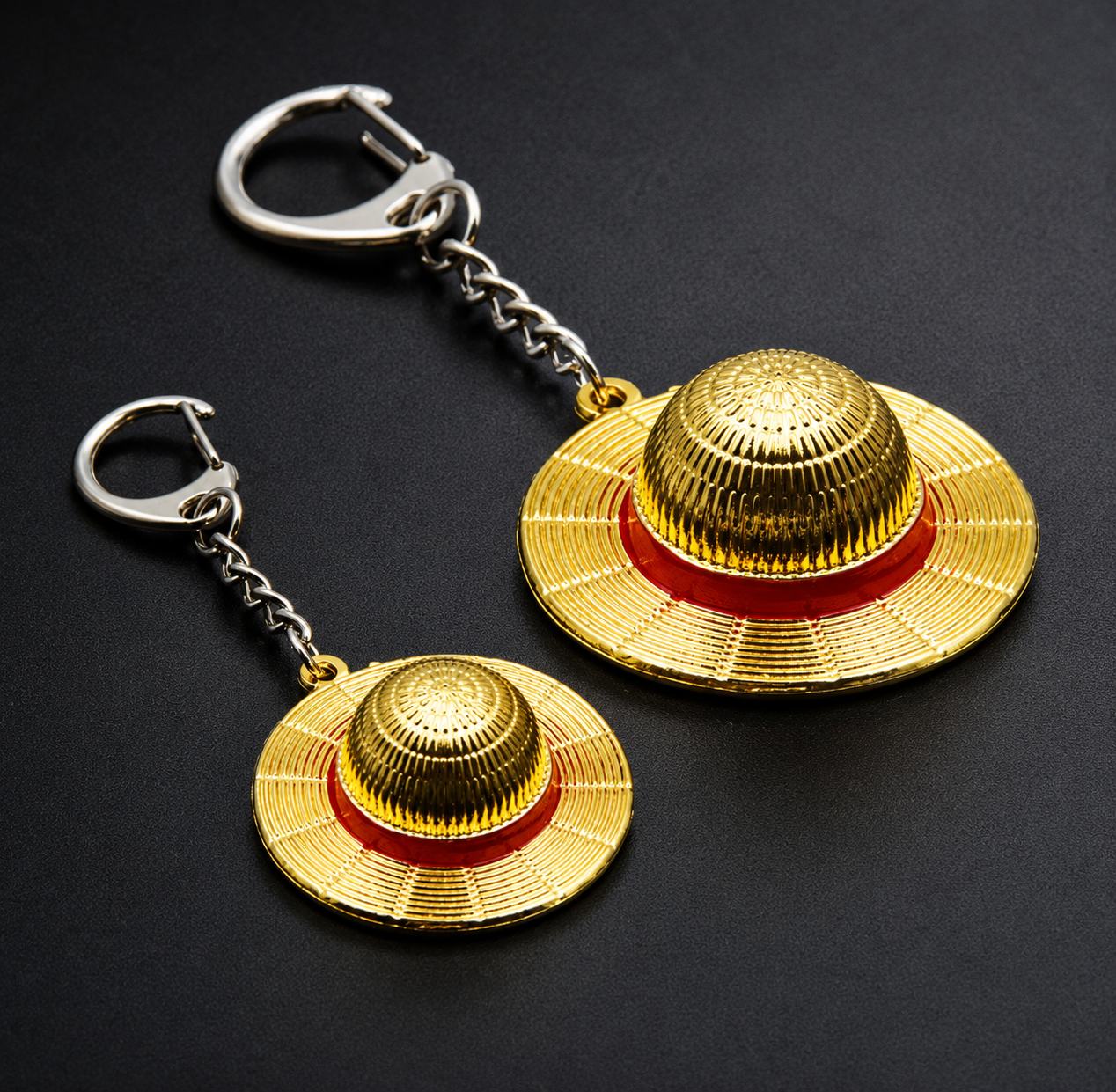 Luffy Straw Hat Keychain