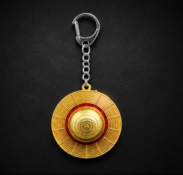 Luffy Straw Hat Keychain
